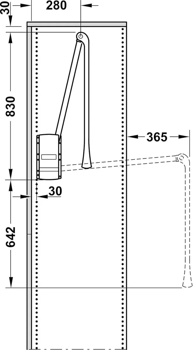 Servetto Adjustable Wardrobe Lift Clothes Fan - Image 2