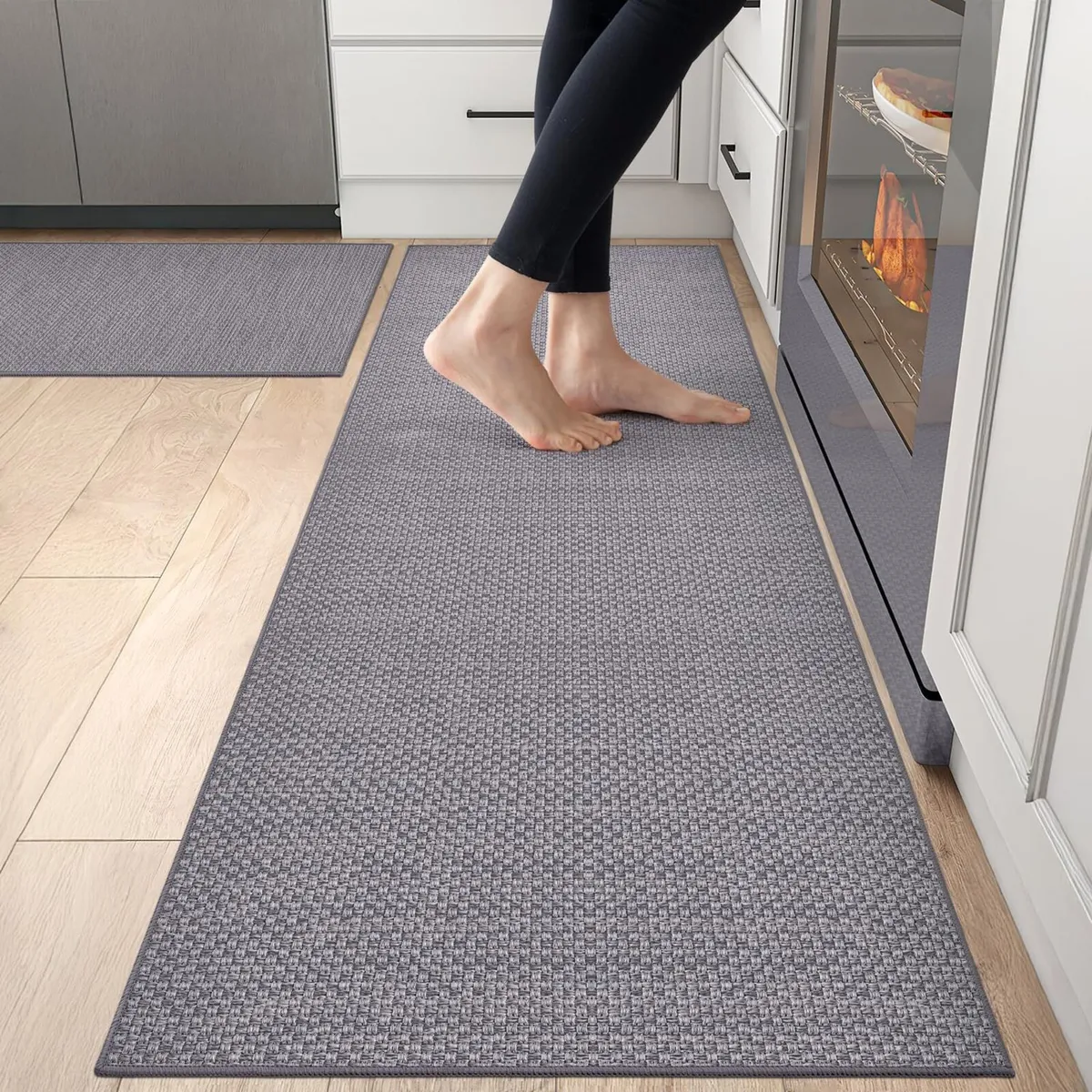 Kitchen Rug Mat Sets Rubber Backed Long Floor - Image 1