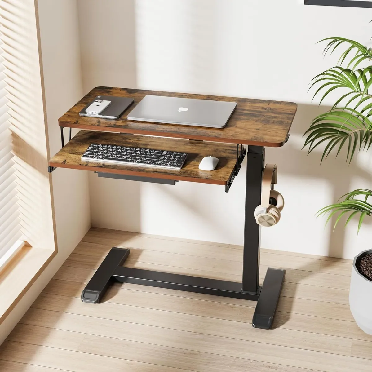 Mobile Standing Desk Upgrade Computer Workstation - Image 2