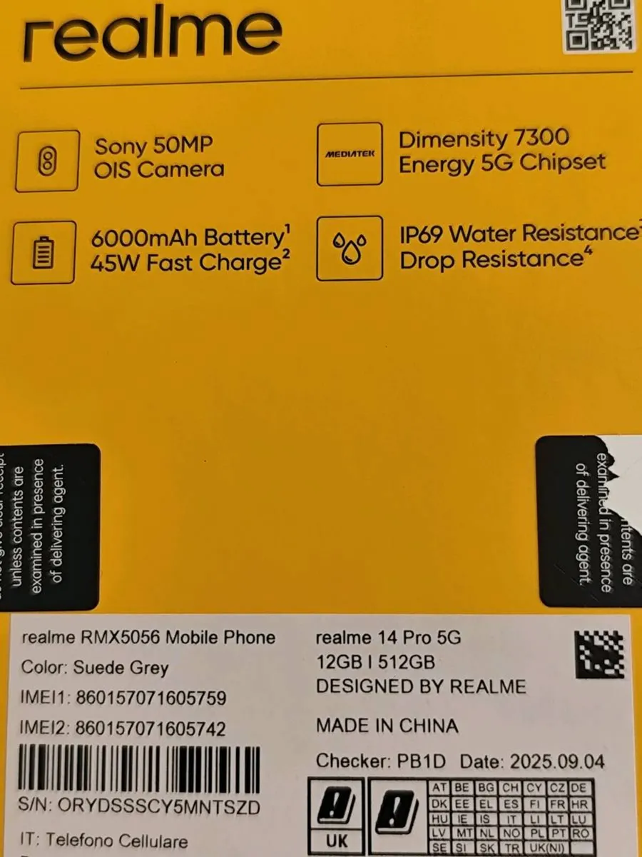 phone realme 14 Pro smart phone - Image 1