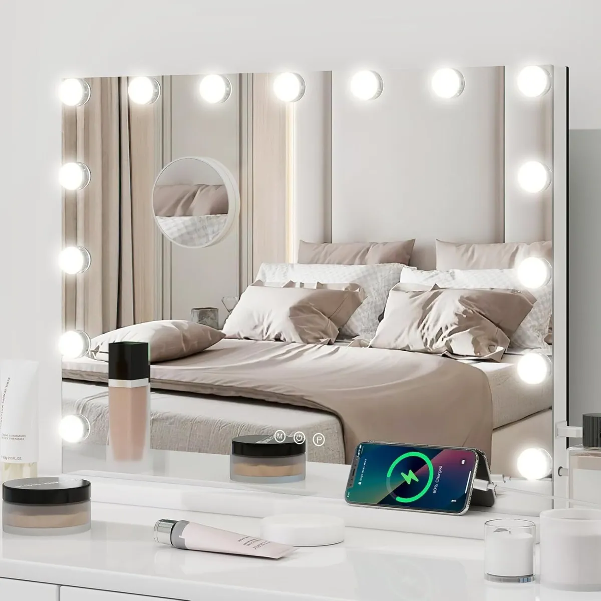 Hollywood Vanity Mirror with Lights 58x45cm - Image 1