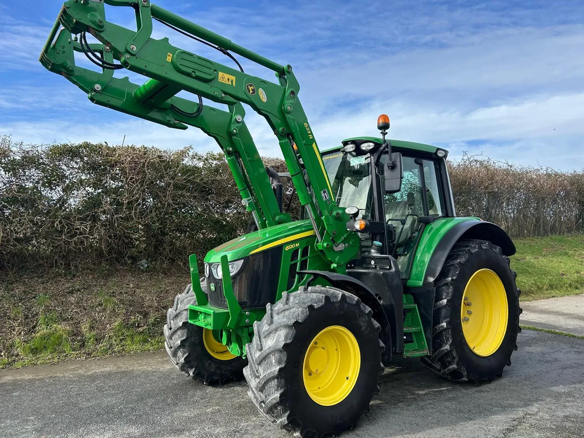 2020 John Deere 6120M + 623R Loader (2876 hrs) - Image 1
