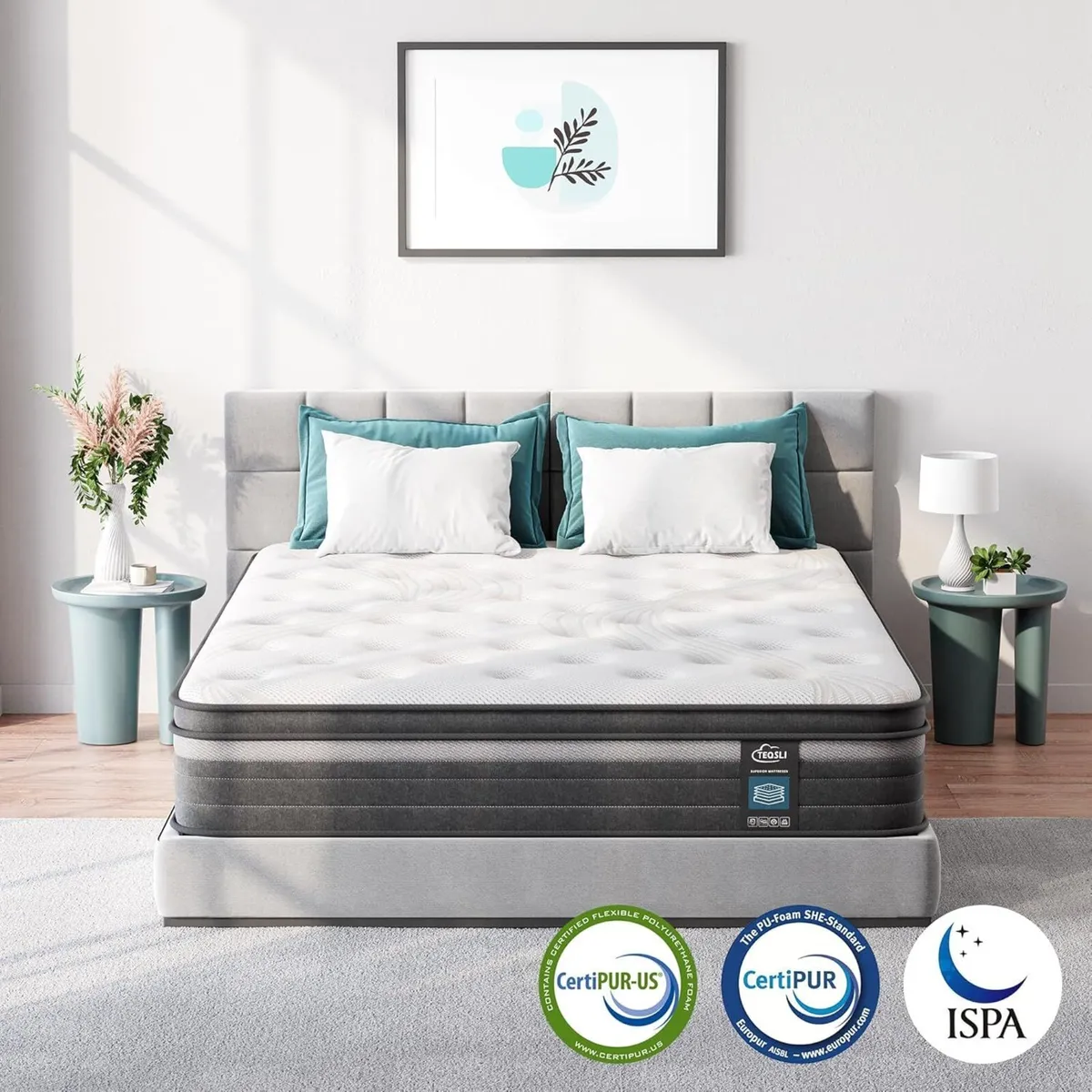 Single Mattress 10.6 Inch Cool Memory Foam - Image 2