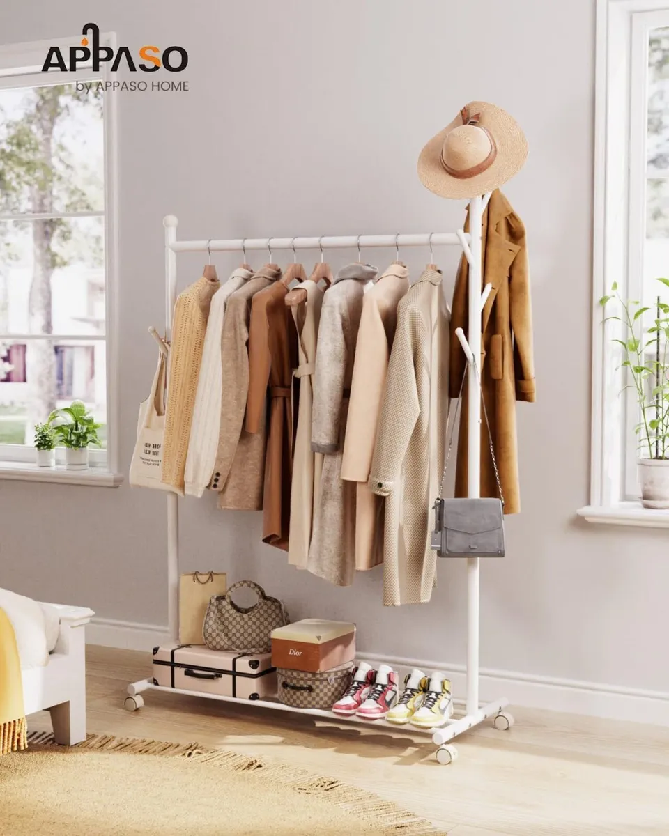 Clothes Rail Collection Portable Heavy Duty For - Image 2