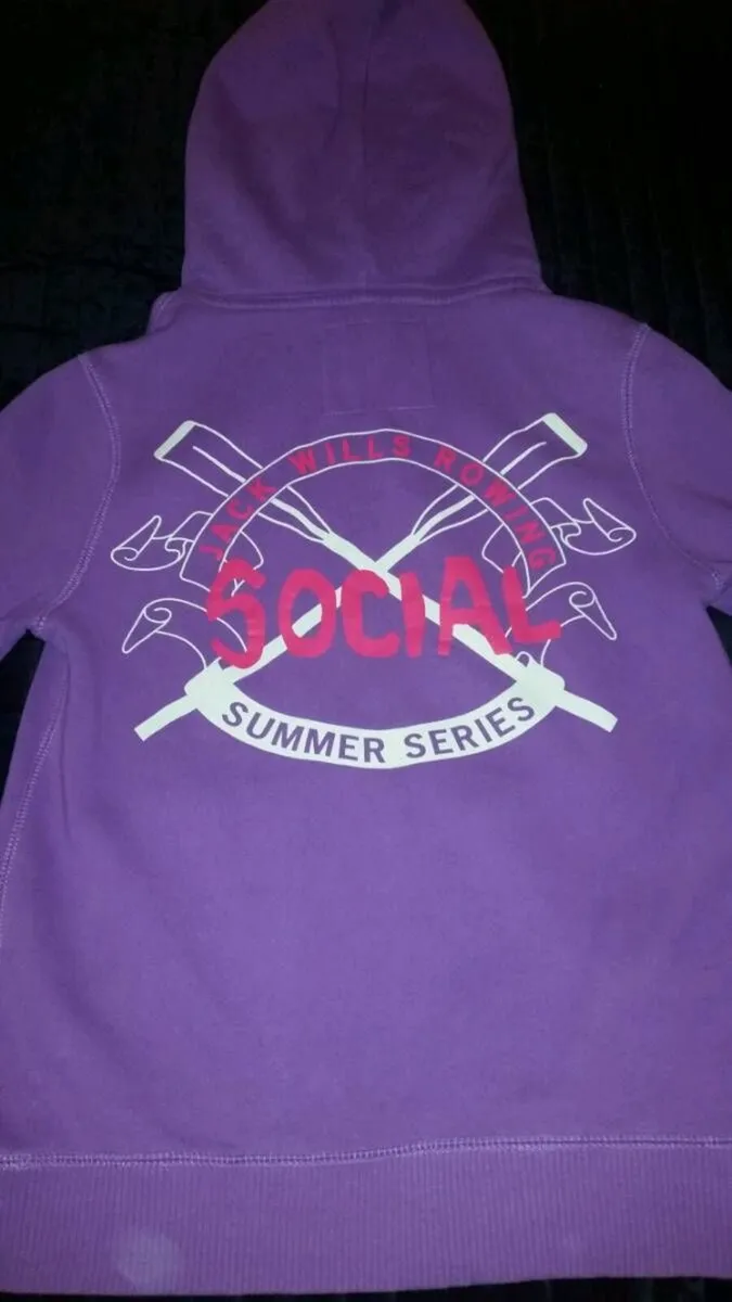 Jack Wills Rowing Social hoodie Sz 8 - Image 1