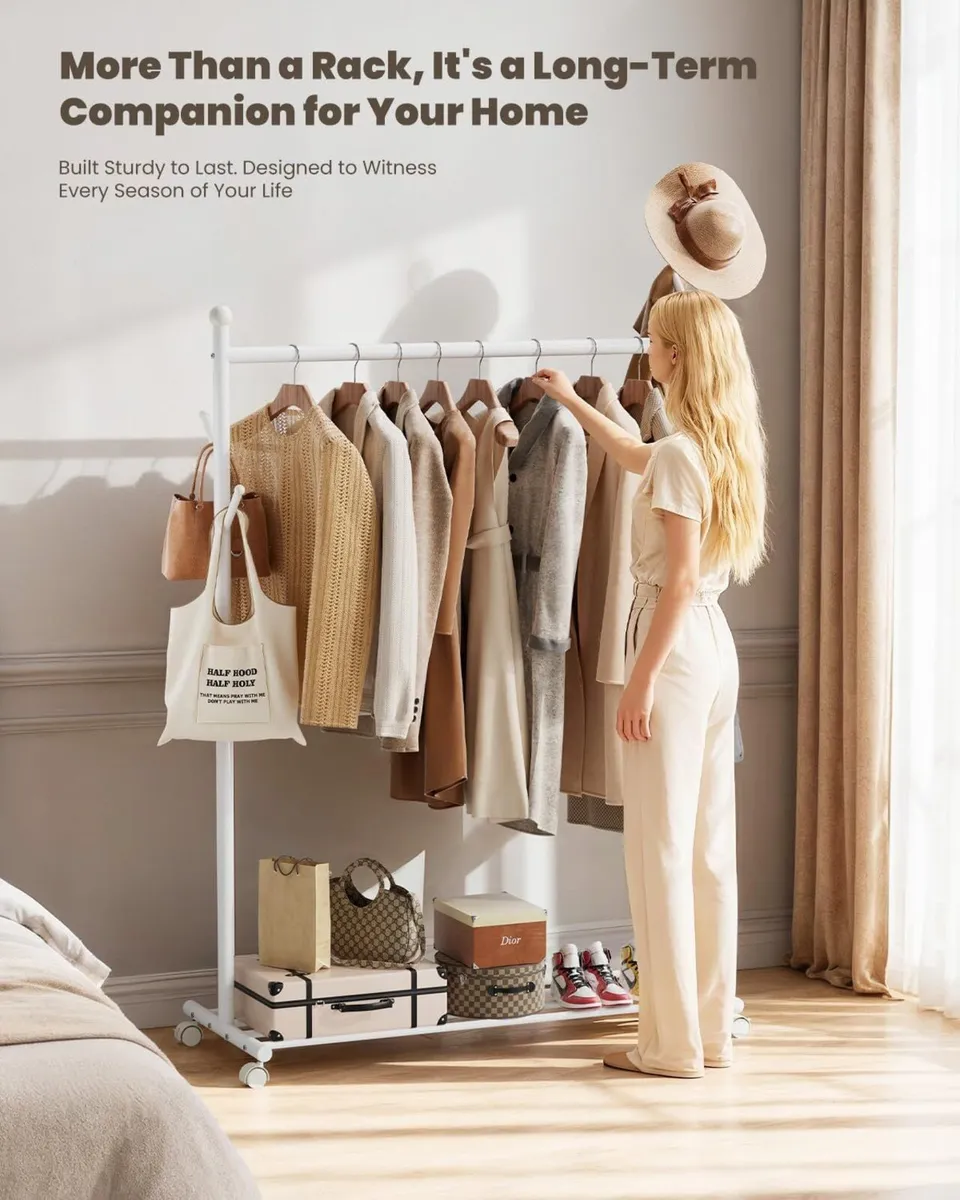 Clothes Rail Collection Portable Heavy Duty For - Image 4