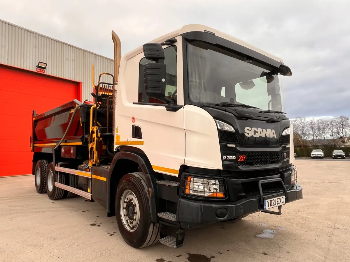 2021 Scania P320Euro 6  6X4 Tipper Grab - Image 2