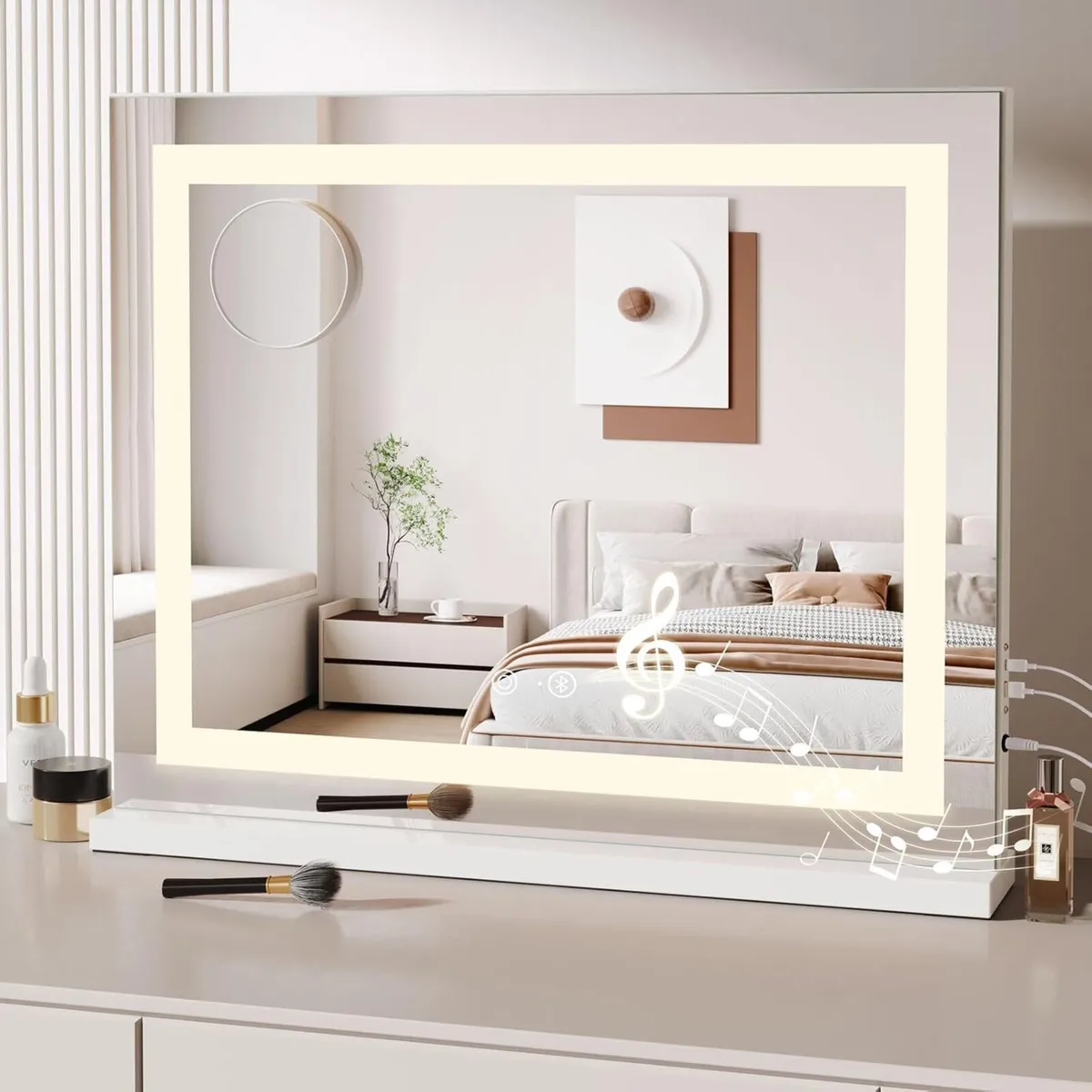 Bluetooth Hollywood Vanity Mirror with Light 58 x - Image 1