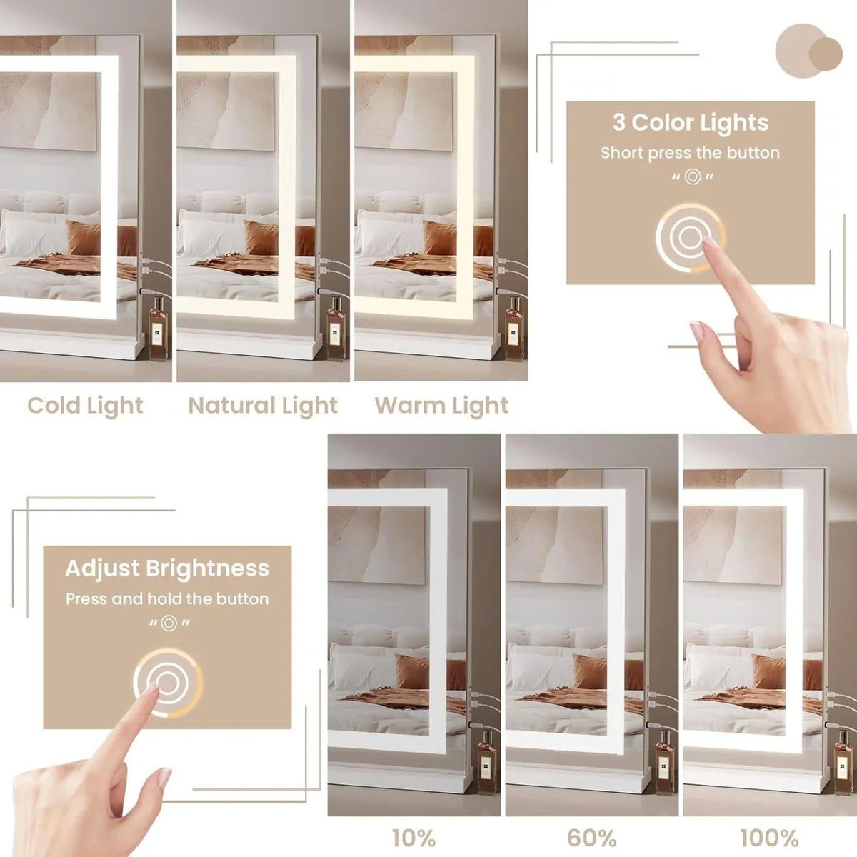 Bluetooth Hollywood Vanity Mirror with Light 58 x - Image 3