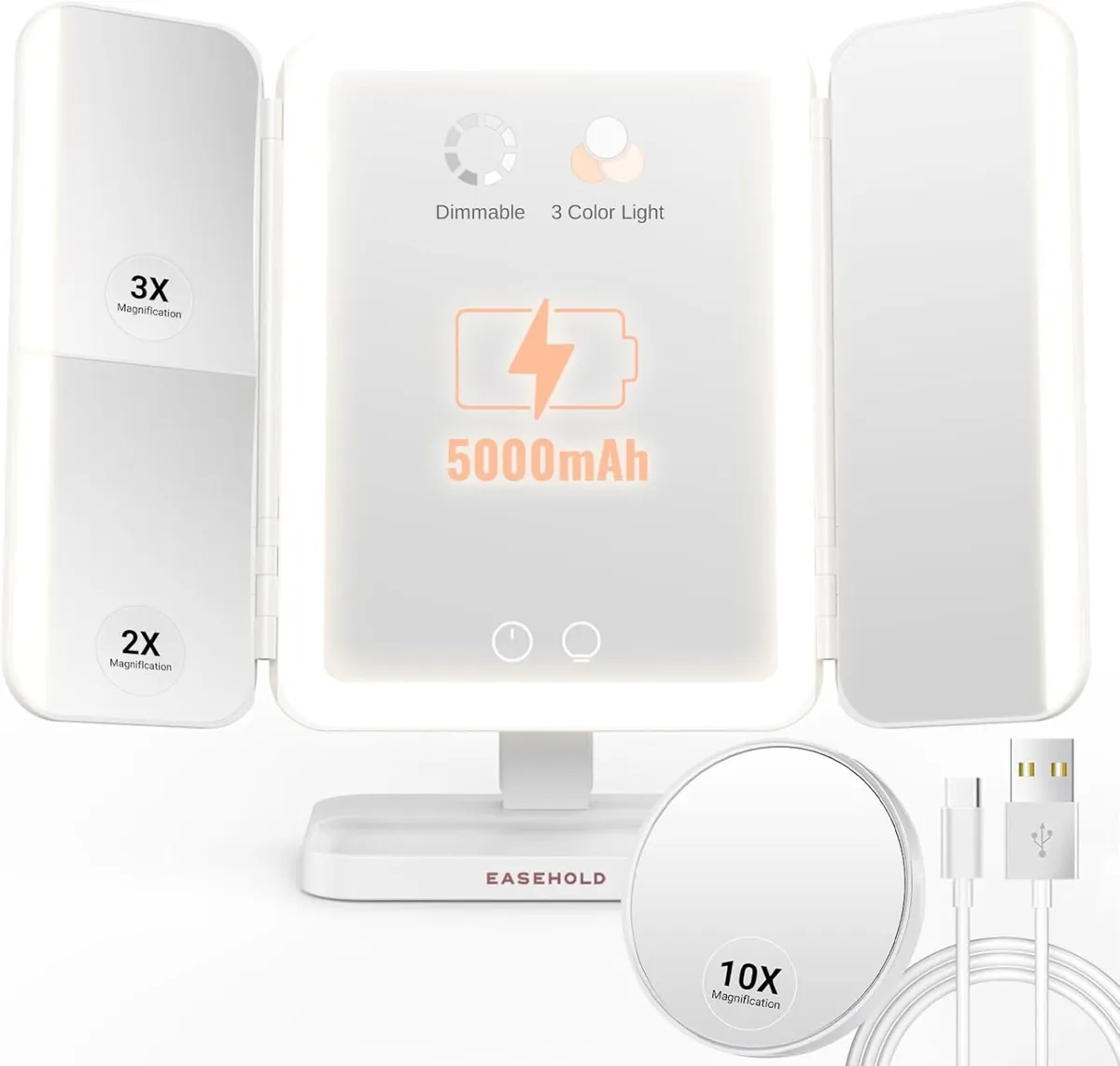 Makeup Vanity Mirror with 116 Led Lights 2X 3X - Image 1