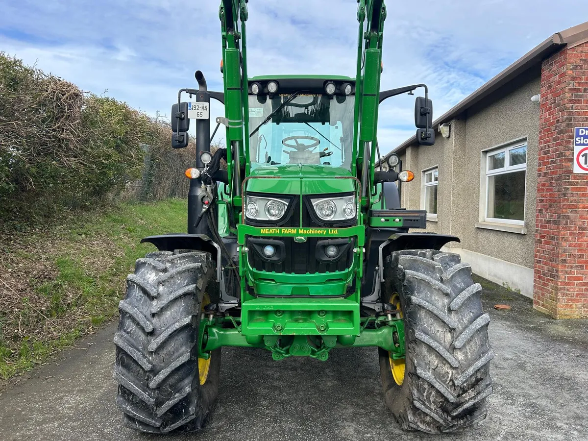 2019 John Deere 6120M + 623R Loader - Image 2