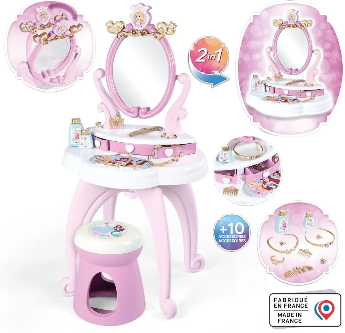 - Disney Princesses 2 in 1 Dressing Table - Image 4