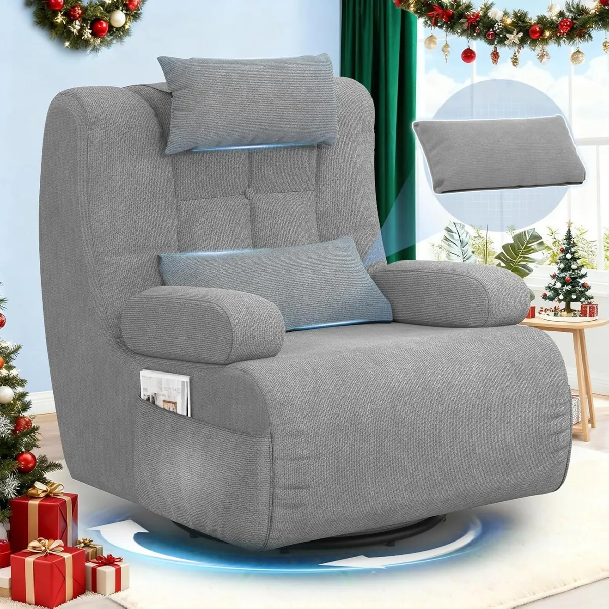 3-in-1 Armchair 360degrees Swivel Oversize - Image 1