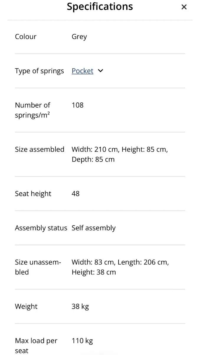3 Seater Sofa - Image 3