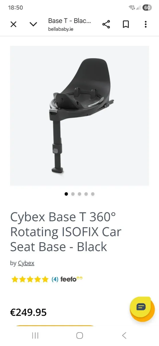 Car Seat and Base - Image 2