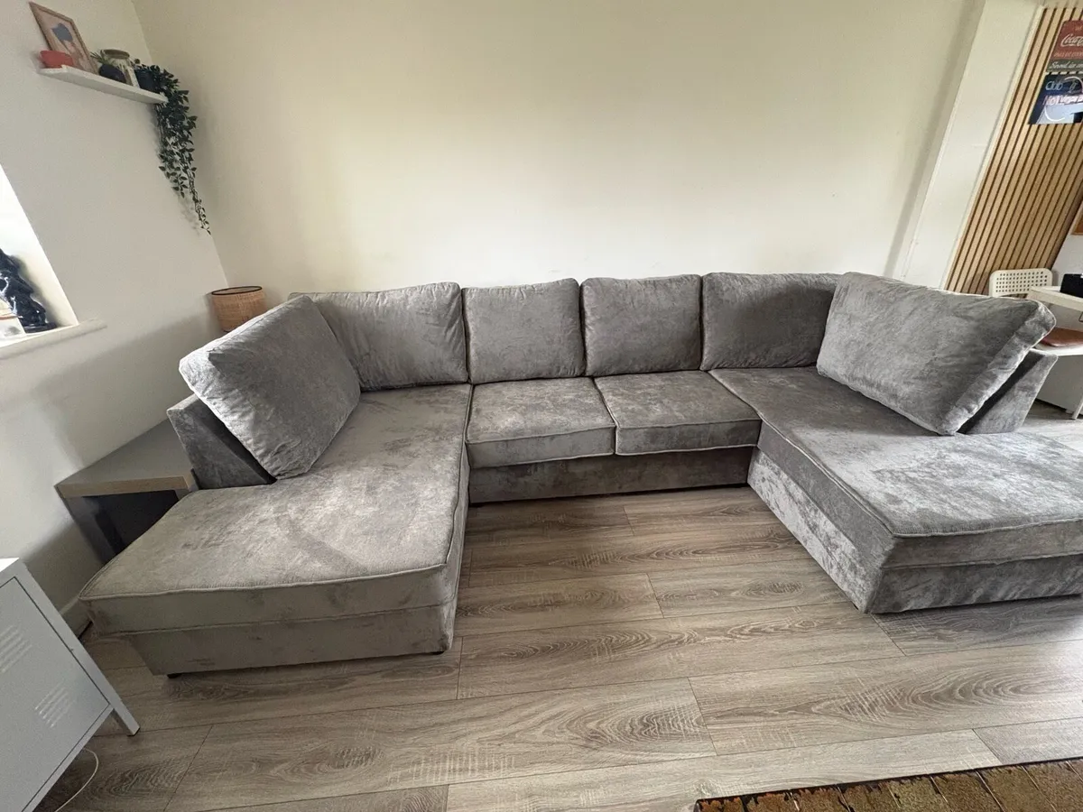 Brand New Sheraton U-Shape Full Back Sofa - Image 3