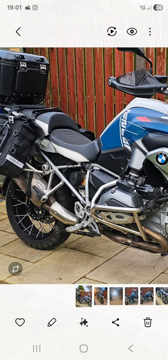 Bmw gs1200 low comfort seat - Image 4