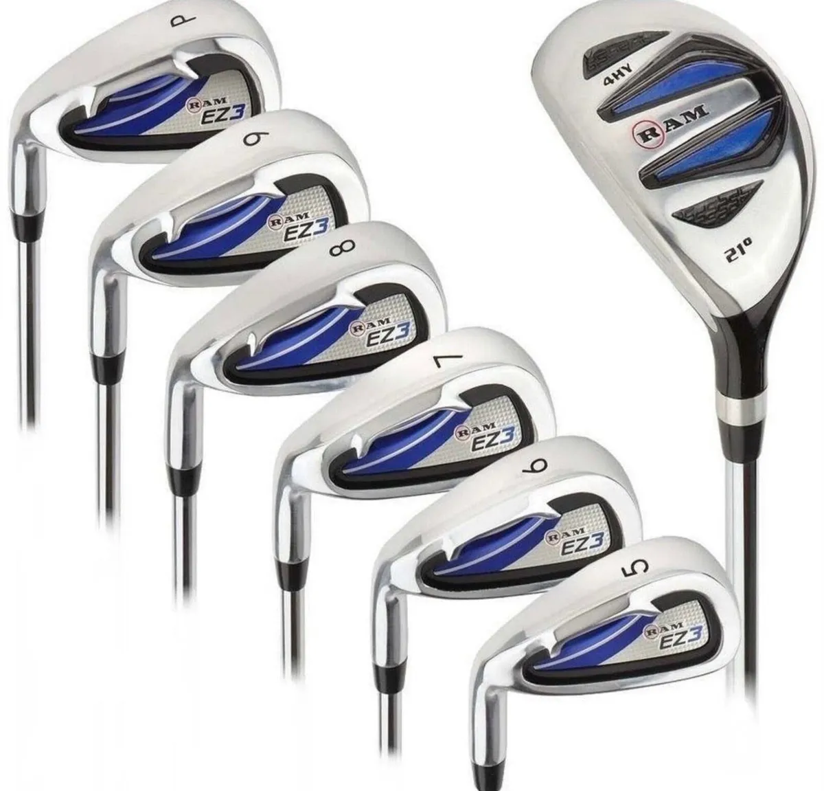 NEW Mens Left Handed RAM Ez3 Golf Clubs
