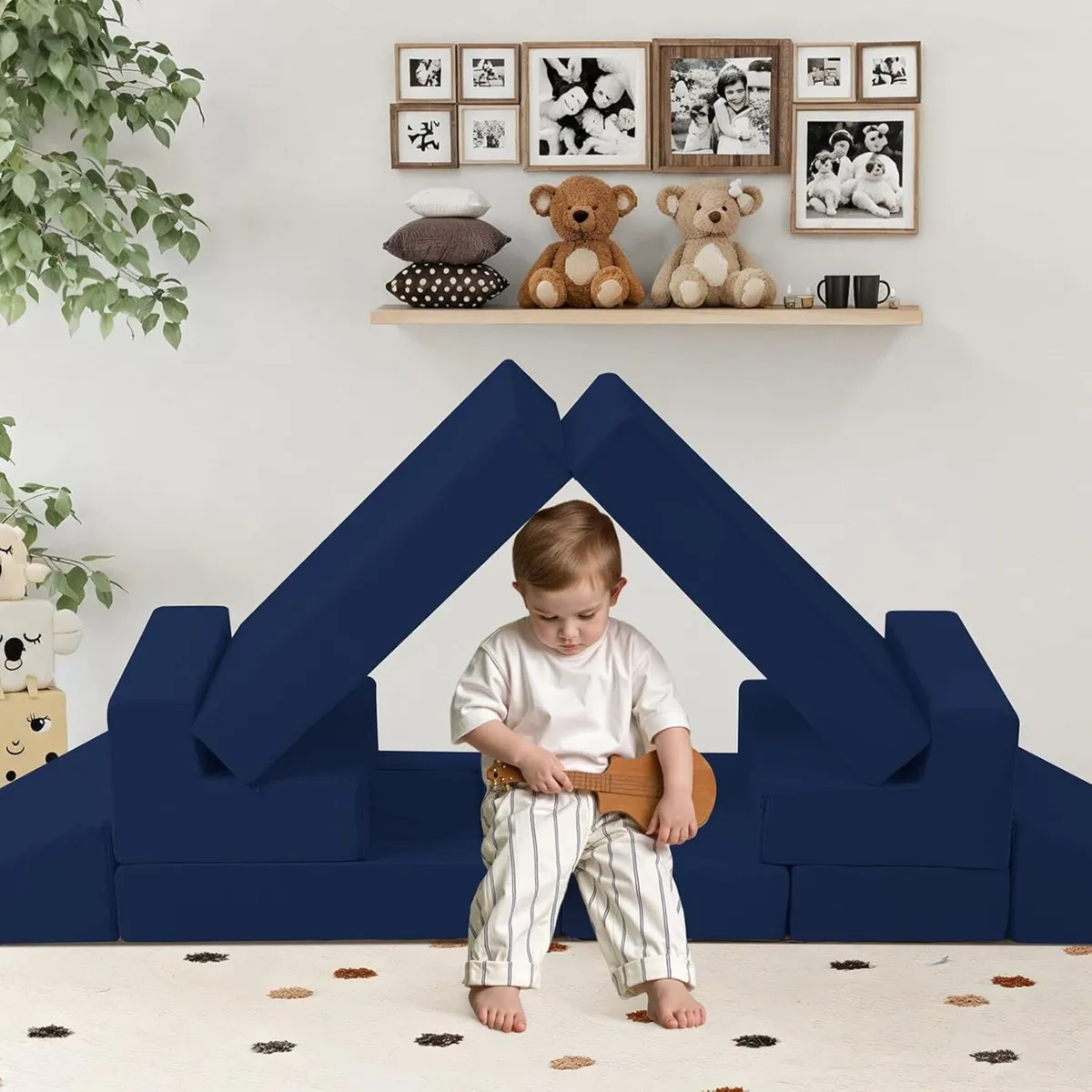 12-Pieces Play Sofa Kids Bed Modular Toddler - Image 2