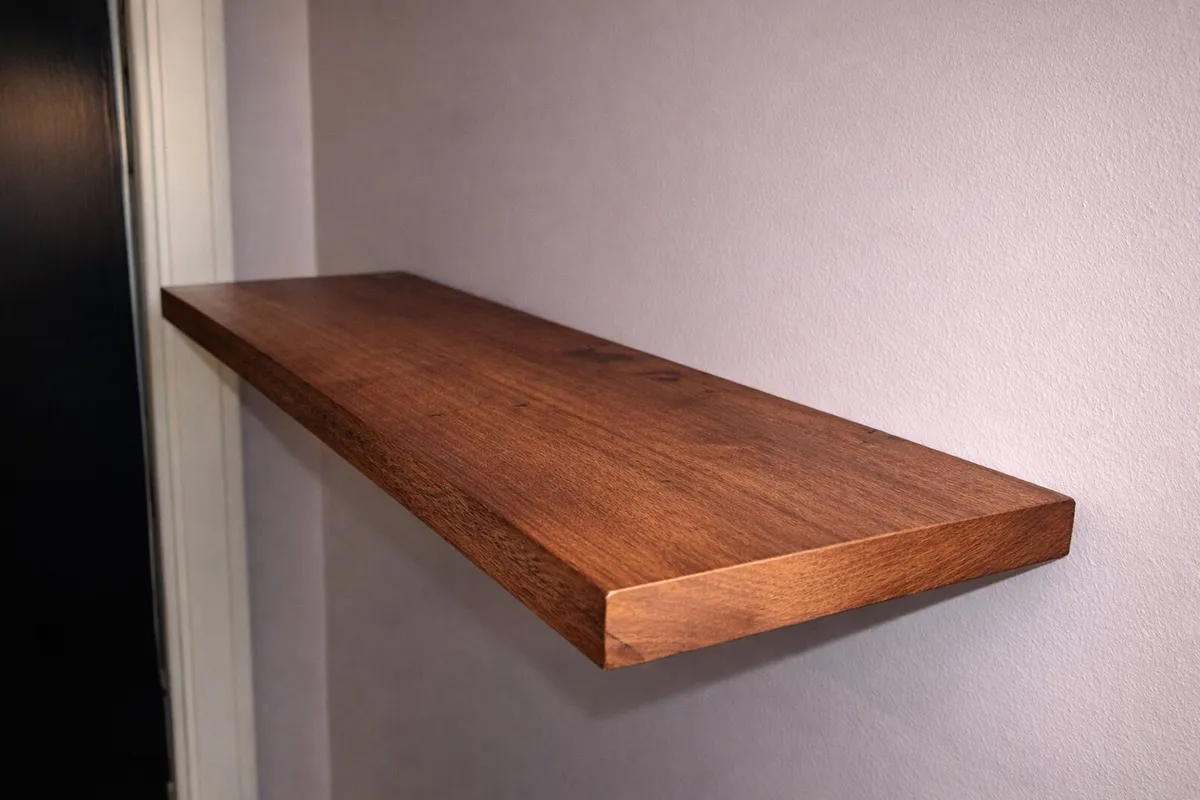 Solid Premium Walnut Floating Shelves From €89 - Image 4