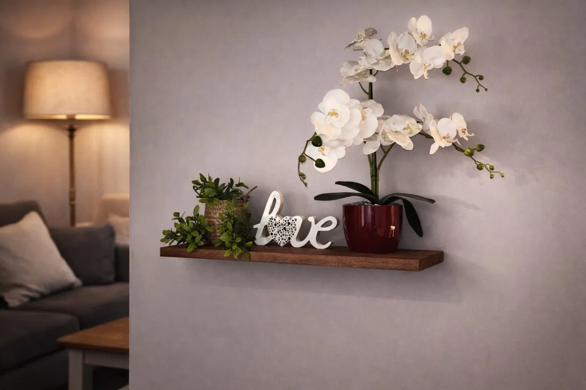 Solid Premium Walnut Floating Shelves From €89 - Image 2