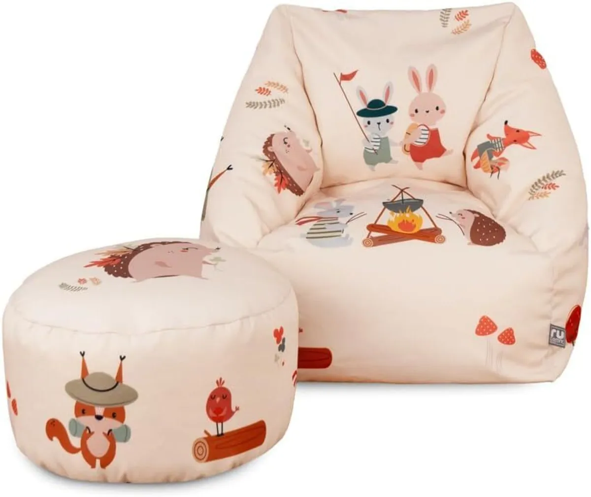 Snuggle Kids Bean Bag Chair - Toddler Armchair - Image 1