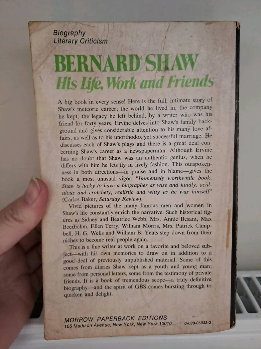 1956 Bernard Shaw His Life, Work and Friends - Image 2