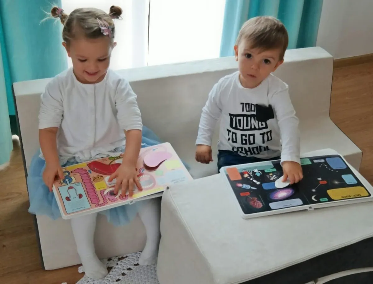 Soft Foam Sofa Kids Children Comfy Bed Nursery - Image 2