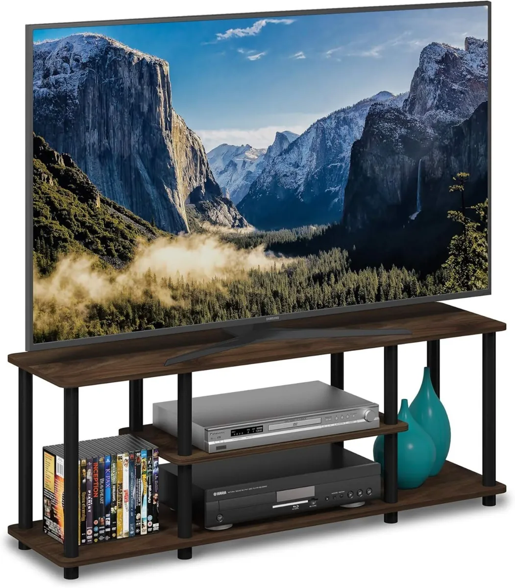 TURN-N-TUBE TV Stand 3-Tier Entertainment Center - Image 1