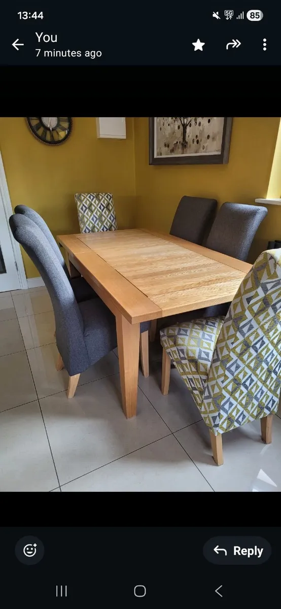 Table & 6 Chairs - Image 1