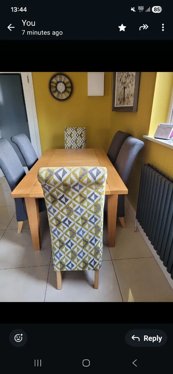 Table & 6 Chairs - Image 2