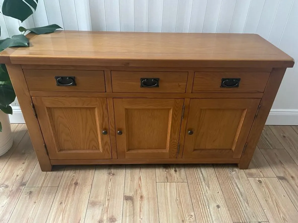 Solid Oak Sideboard - Image 2