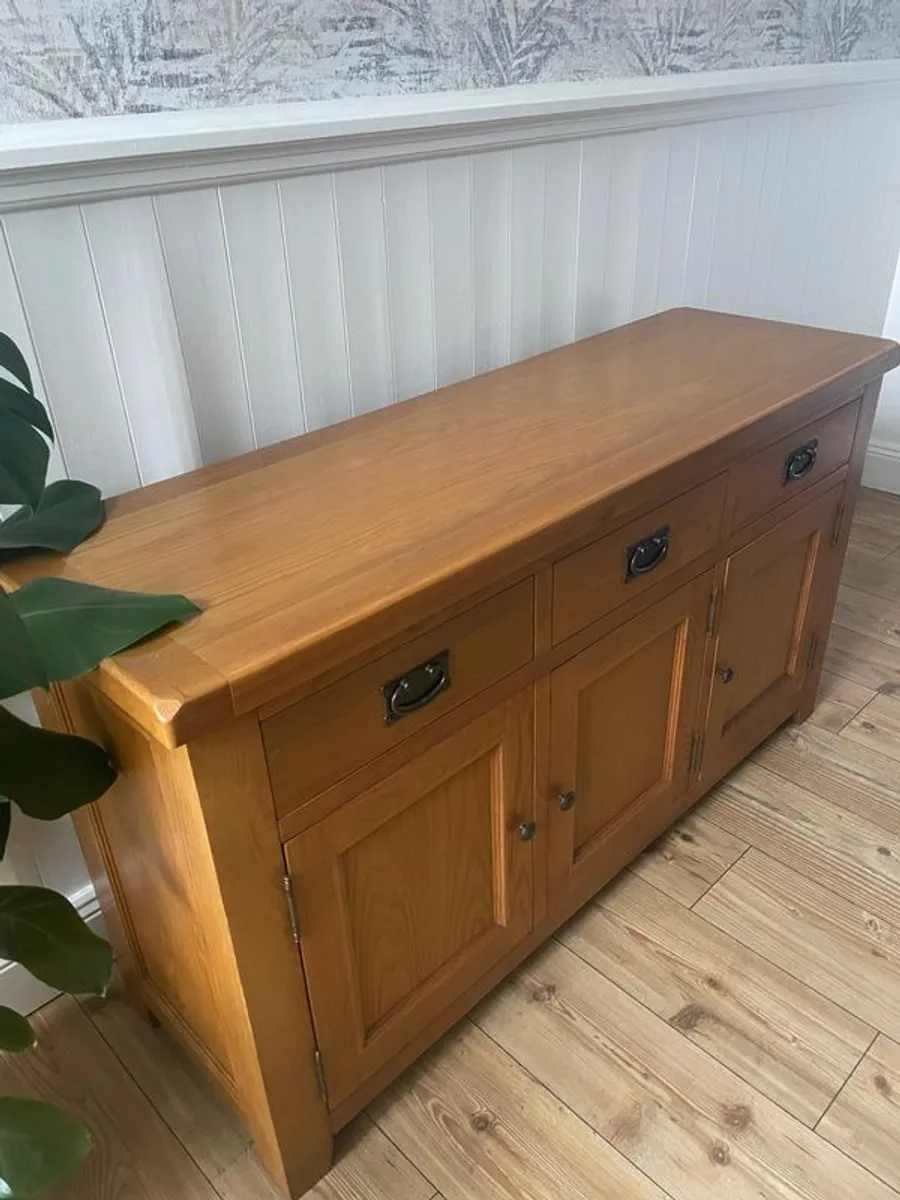 Solid Oak Sideboard - Image 3