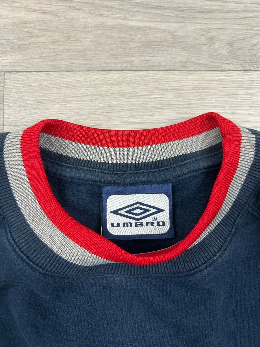 Vintage 90s Umbro Embroidered Sweatshirt Mens L - Image 4