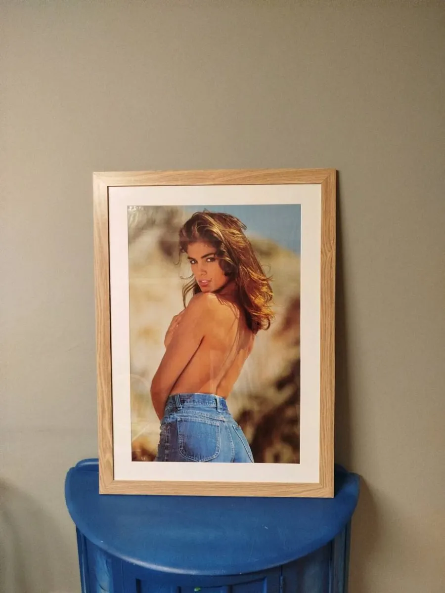 Cyndy Crawford vintage Framed poster - Image 1