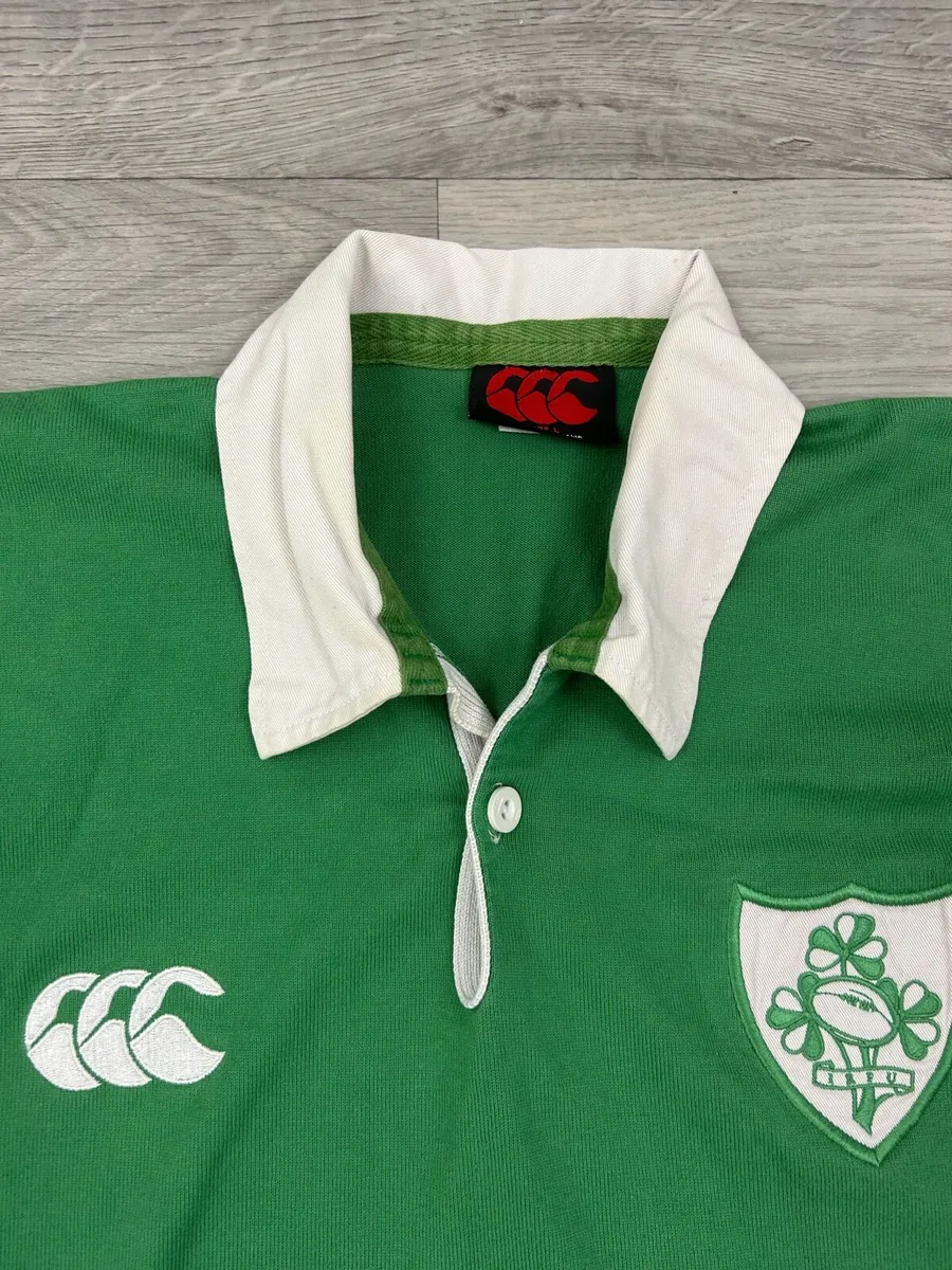 Vintage 2002 Canterbury Ireland Rugby L/S Jersey - Image 4