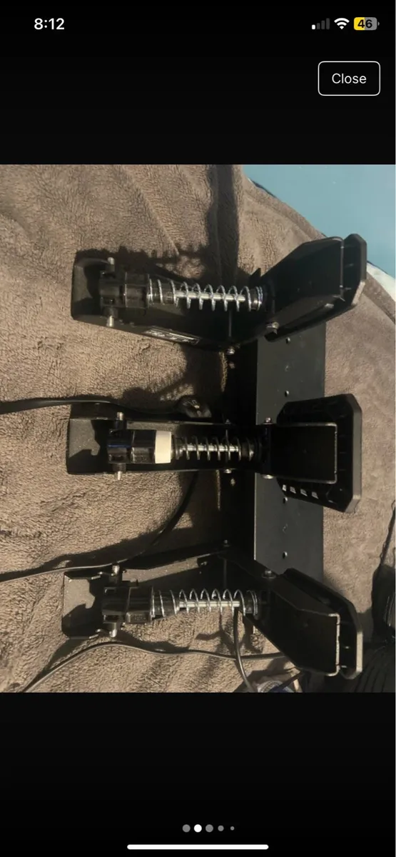 Gaming steering wheel,pedals and gearstick - Image 2