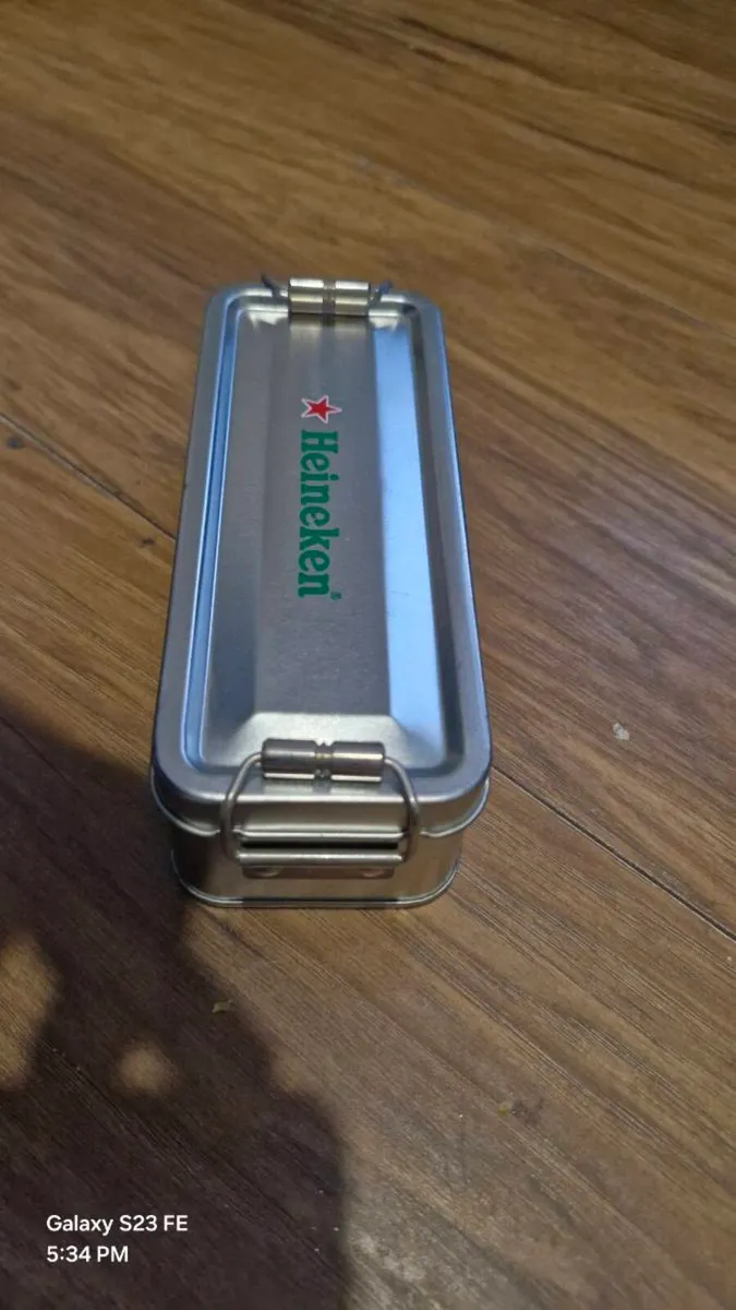 Heineken chronograph watxch with leather strap - Image 3