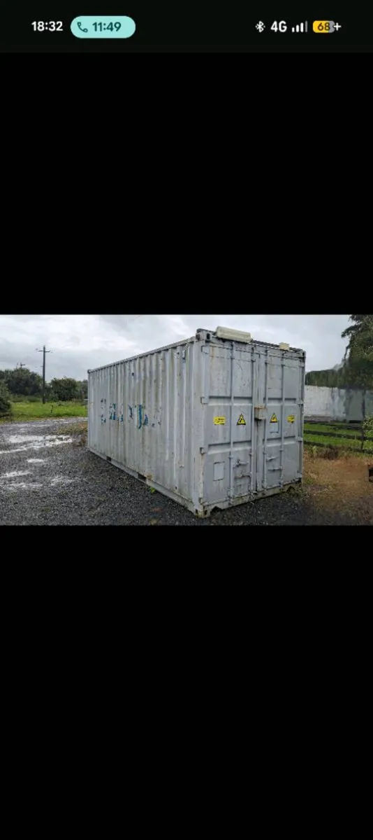 20ft Shipping Container – Fully Wired & Waterproof - Image 1