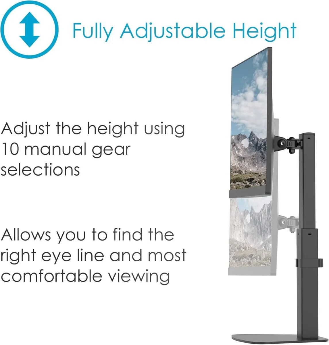 VESA 35 inch Monitor Stand Riser Universal - Image 2