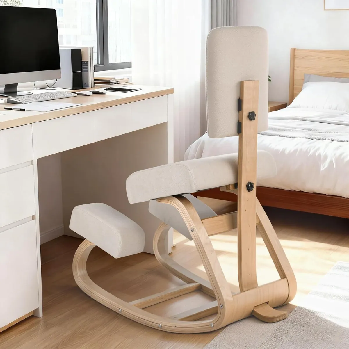 Ergonomic Kneeling Chair with Back Support - Image 2