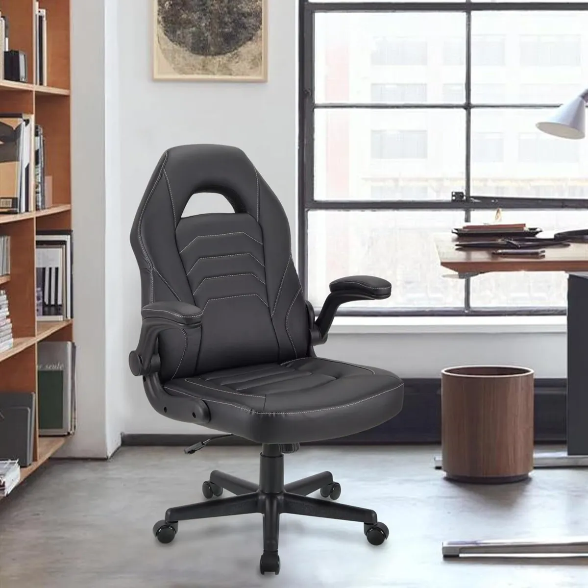 Ergonomic Gaming Office Chair with Flip-Up Arms - Image 2