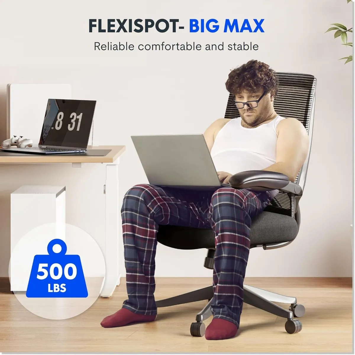 Ergonomic Office Chair for Heavy People 227kg - Image 3