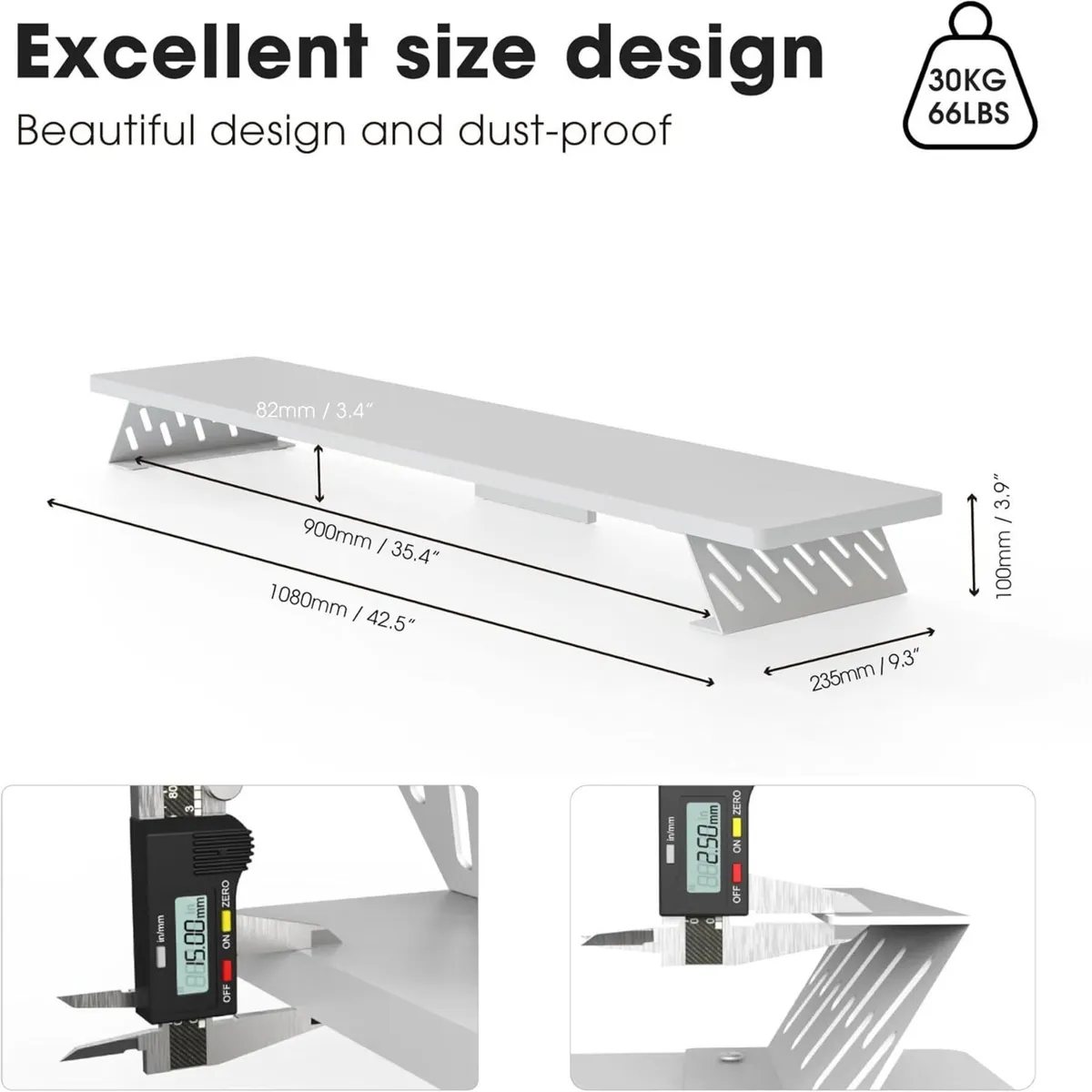 Monitor Stand Riser for Desk Large Computer 2 - Image 2