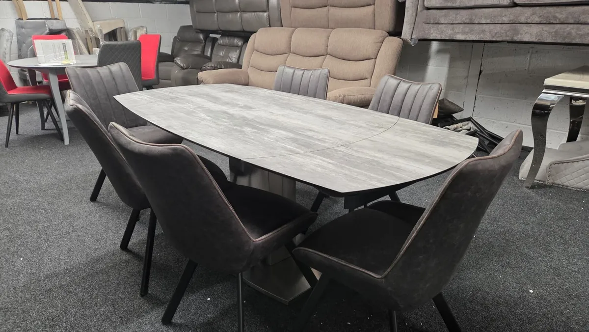 Kitchen Dining Set - Magnum Ceramic & 6 Rota - Image 3