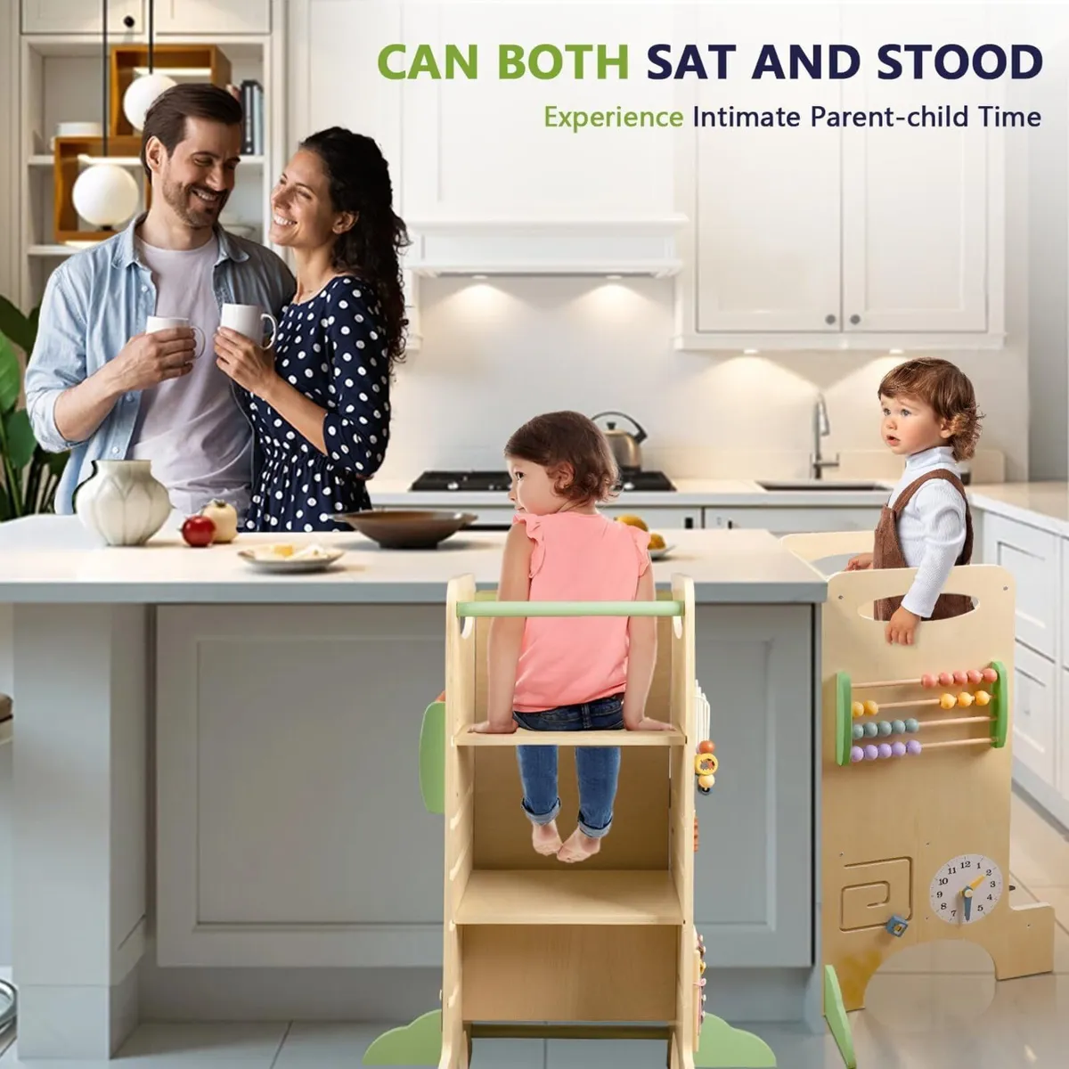 Step Stool for Kids Learning with 3 Adjustable - Image 4