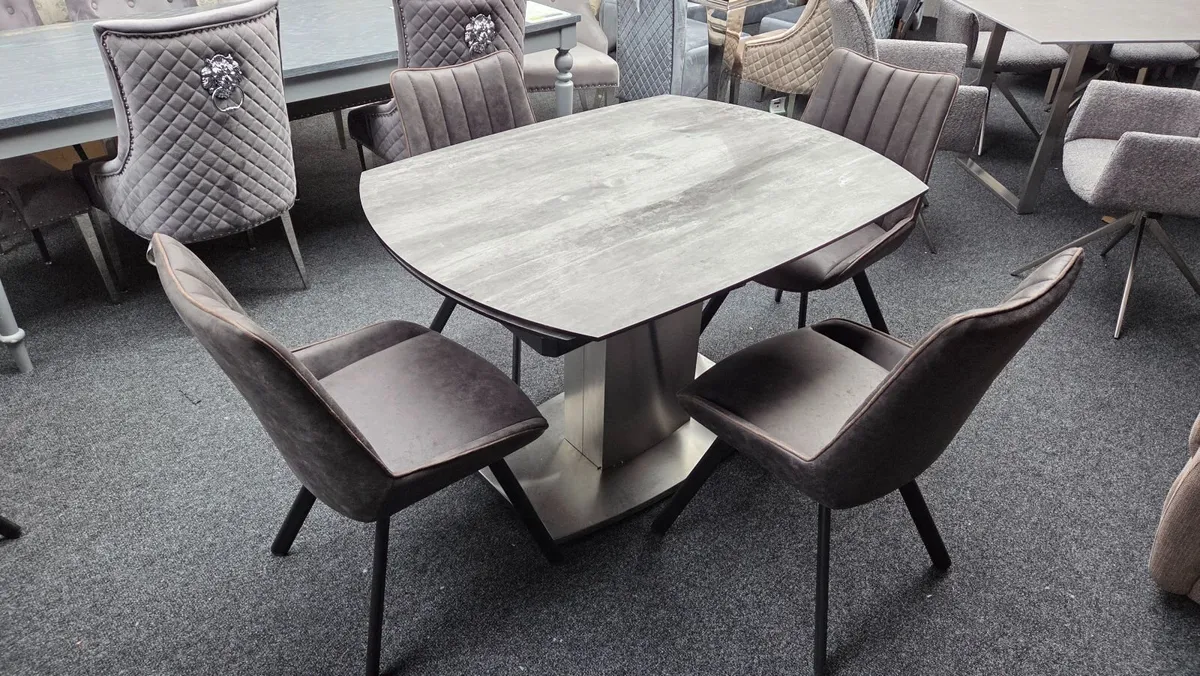 Kitchen Dining Set - Magnum Ceramic & 6 Rota - Image 1