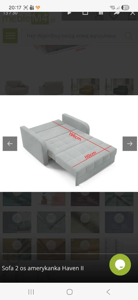 Sofa bed - Image 1