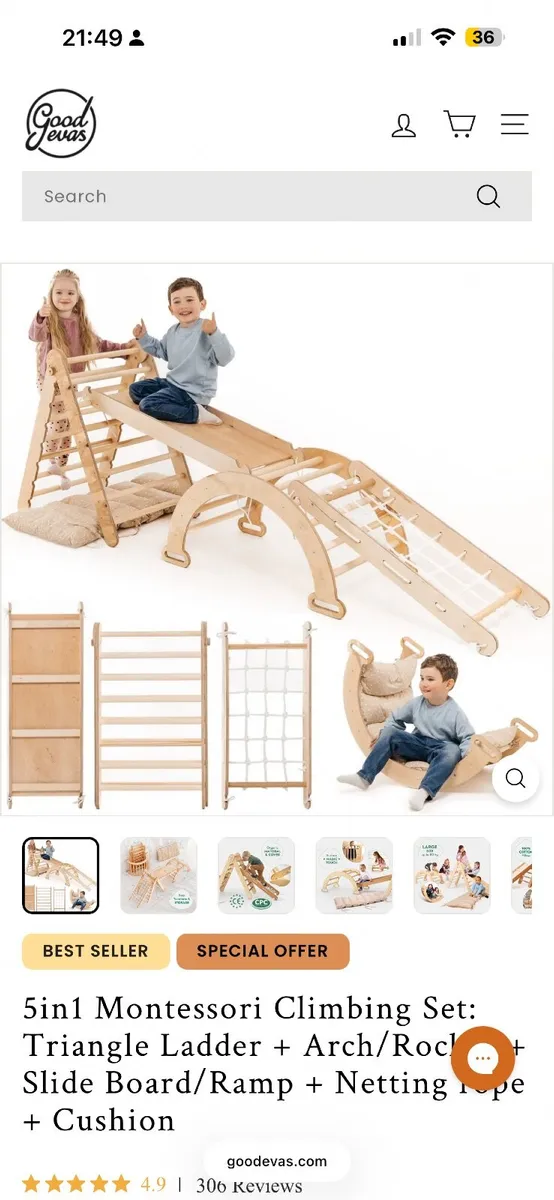 5in1 Montessori Climbing Set - Goodevas - Image 4