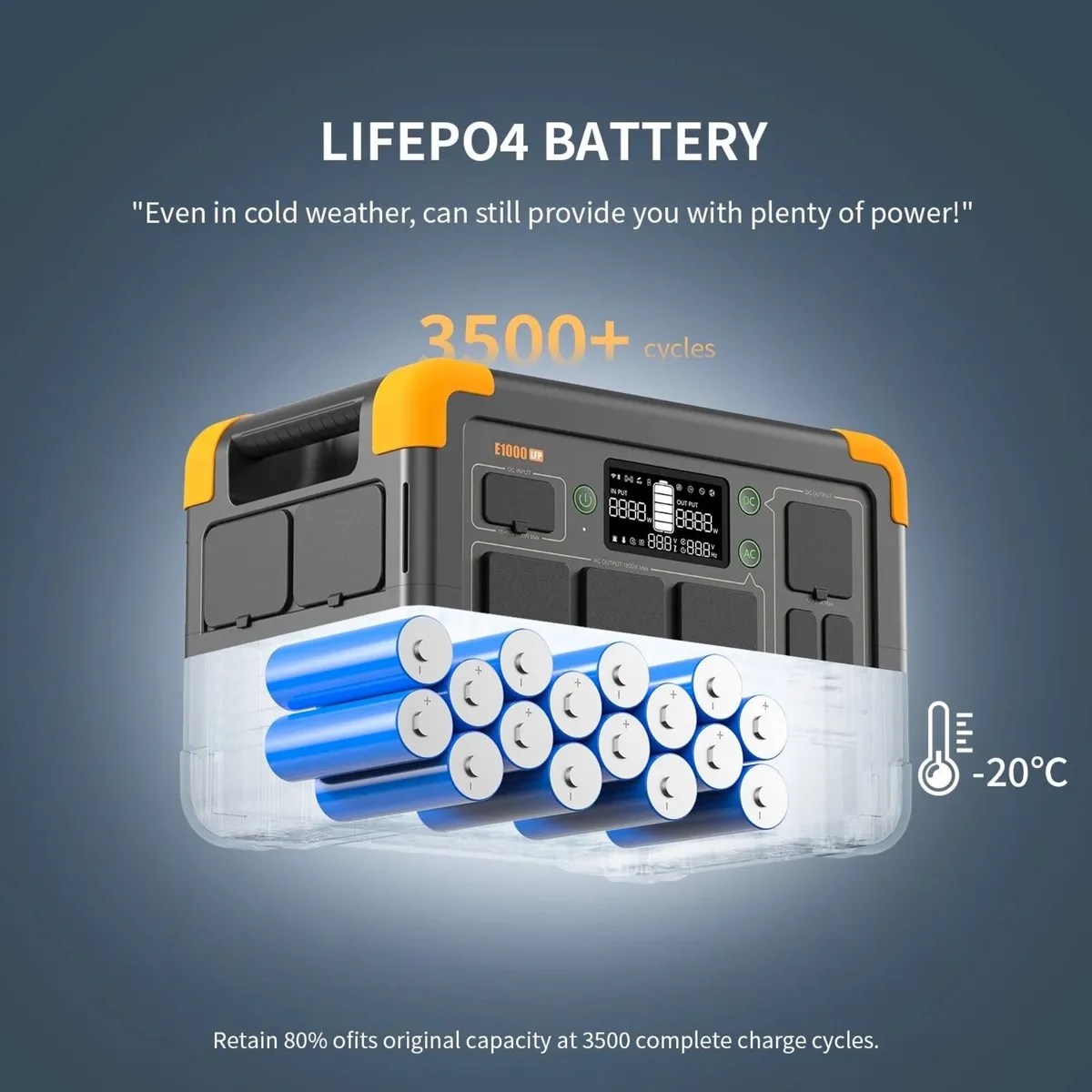 1.8kw Pecron Solar power station E1000LFP - Image 3